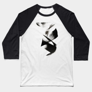 Black Brush Baseball T-Shirt